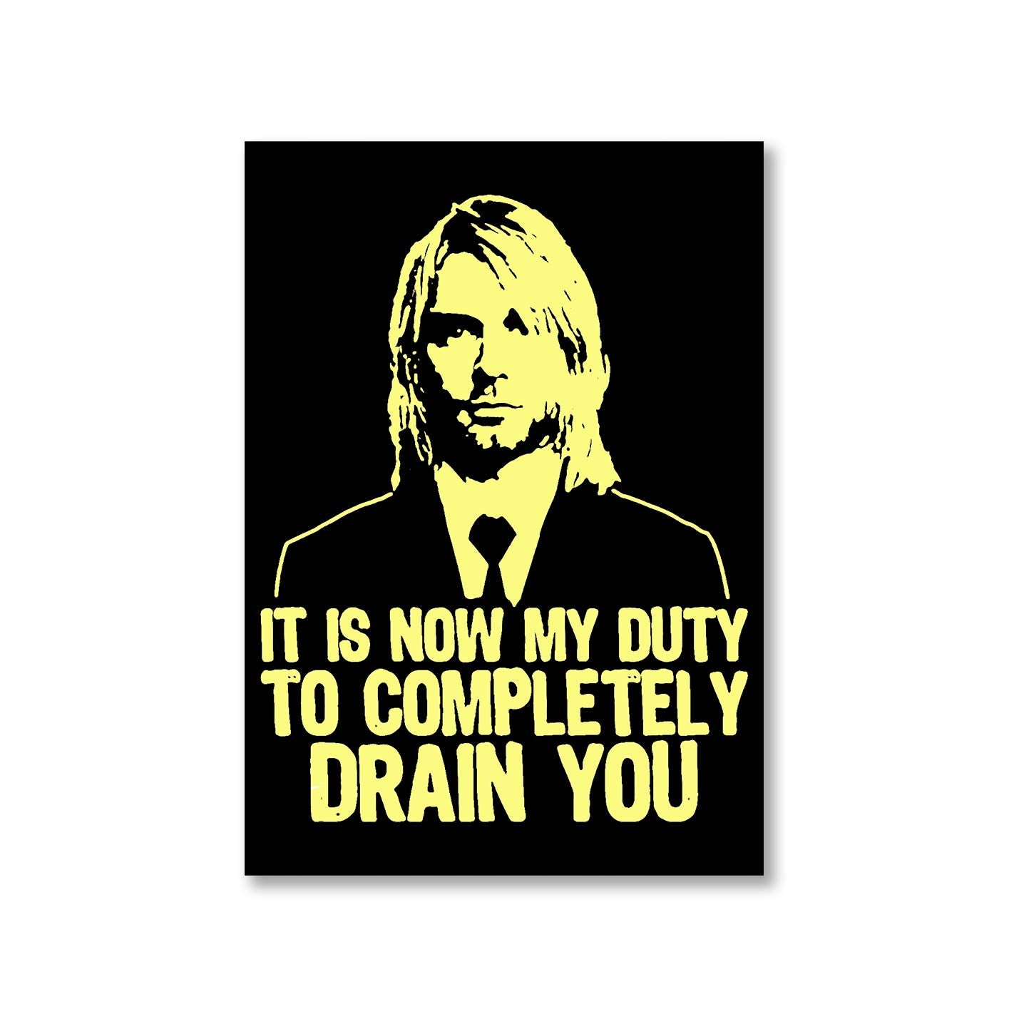 nirvana drain you poster wall art buy online india the banyan tee tbt a4