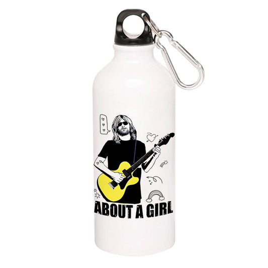 nirvana about a girl sipper steel water bottle flask gym shaker music band buy online india the banyan tee tbt men women girls boys unisex