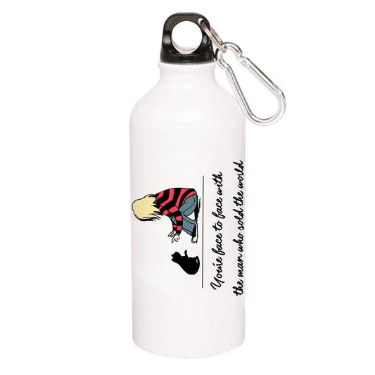 nirvana man who sold the world sipper steel water bottle flask gym shaker music band buy online india the banyan tee tbt men women girls boys unisex