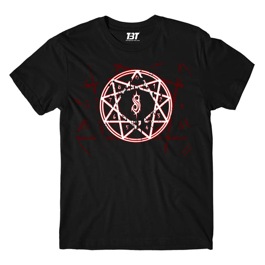 slipknot nonagram t-shirt music band buy online india the banyan tee tbt men women girls boys unisex black