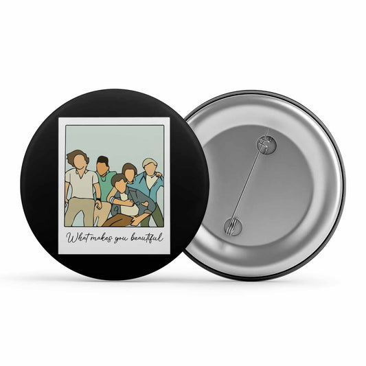 one direction what makes you beautiful badge pin button music band buy online india the banyan tee tbt men women girls boys unisex