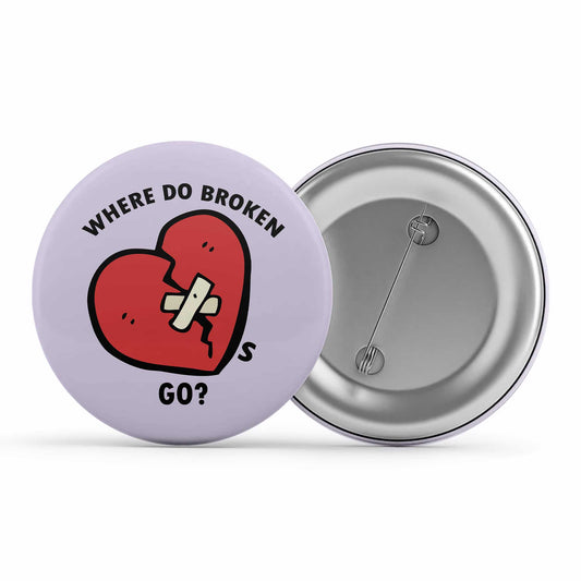 one direction where do broken hearts go badge pin button music band buy online india the banyan tee tbt men women girls boys unisex