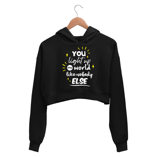 one direction you light up my world crop hoodie hooded sweatshirt upper winterwear music band buy online india the banyan tee tbt men women girls boys unisex black