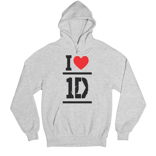 one direction i love 1d hoodie hooded sweatshirt winterwear music band buy online india the banyan tee tbt men women girls boys unisex gray