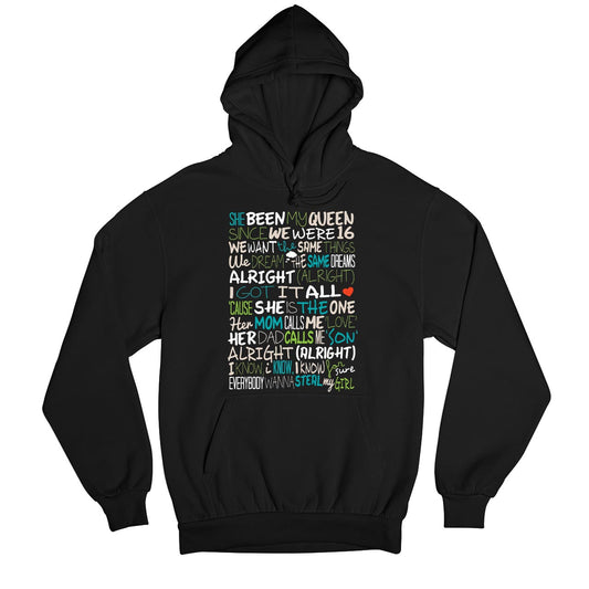 one direction steal my girl hoodie hooded sweatshirt winterwear music band buy online india the banyan tee tbt men women girls boys unisex black