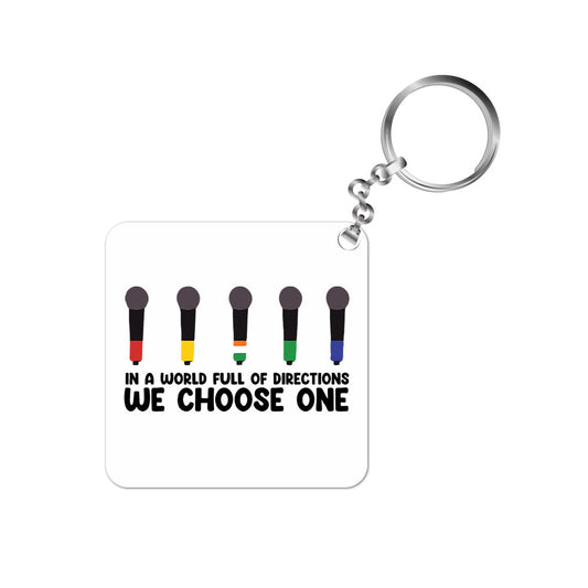 one direction we choose one keychain keyring for car bike unique home music band buy online india the banyan tee tbt men women girls boys unisex