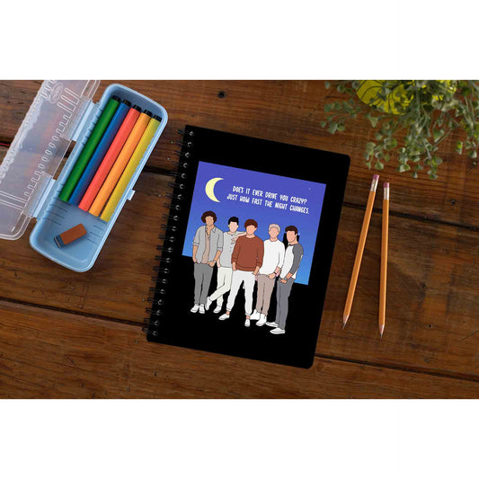 one direction night changes notebook notepad diary buy online india the banyan tee tbt unruled
