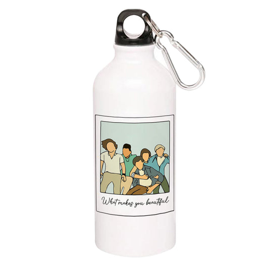 one direction what makes you beautiful sipper steel water bottle flask gym shaker music band buy online india the banyan tee tbt men women girls boys unisex