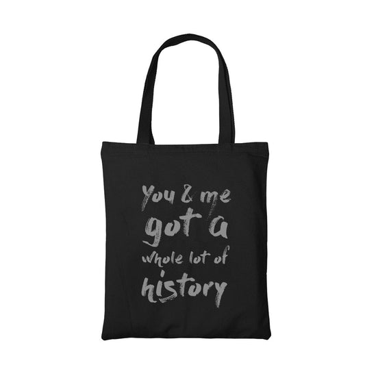 one direction history tote bag hand printed cotton women men unisex