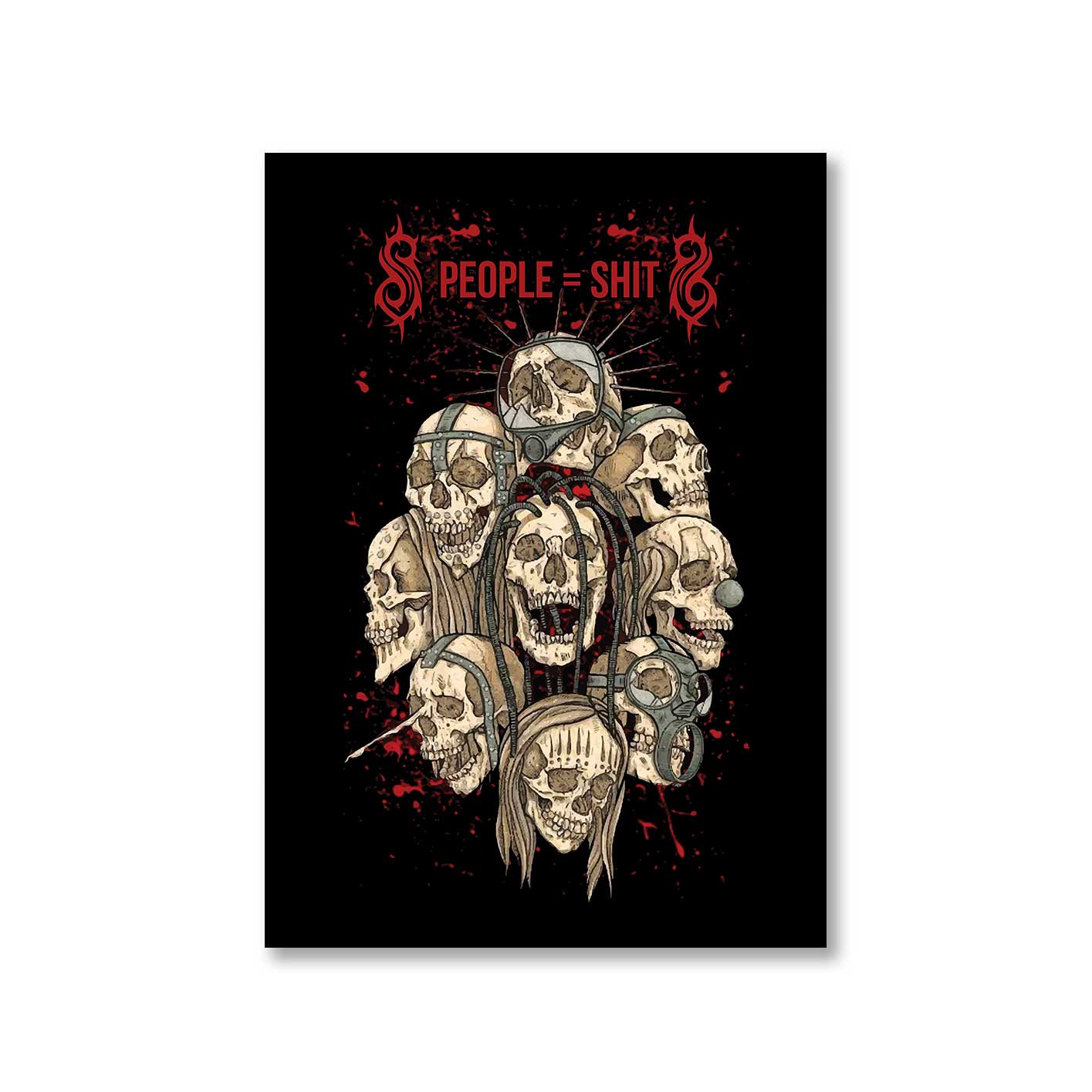 slipknot people equal to shit poster wall art buy online india the banyan tee tbt a4