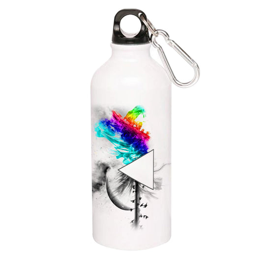 Dark Side Of The Moon Pink Floyd Sipper Sipper Metal Water Bottle The Banyan Tee TBT for gym girls adults straw drinking stylish online 1 litre milton 750 ml