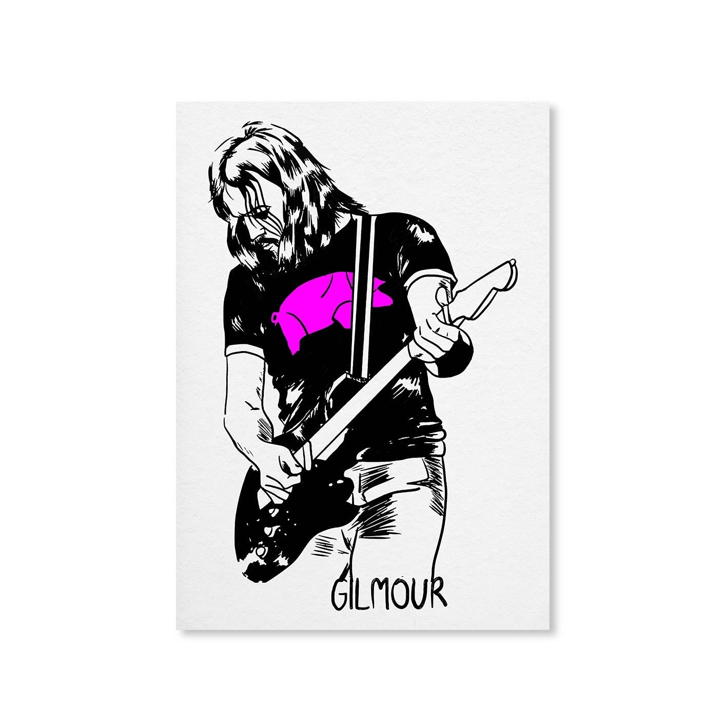 Pink Floyd Poster - David Gilmour Posters The Banyan Tee TBT