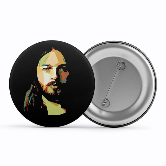 Pop Art Gilmour Pink Floyd Badge Metal Pin Button Brooch The Banyan Tee TBT