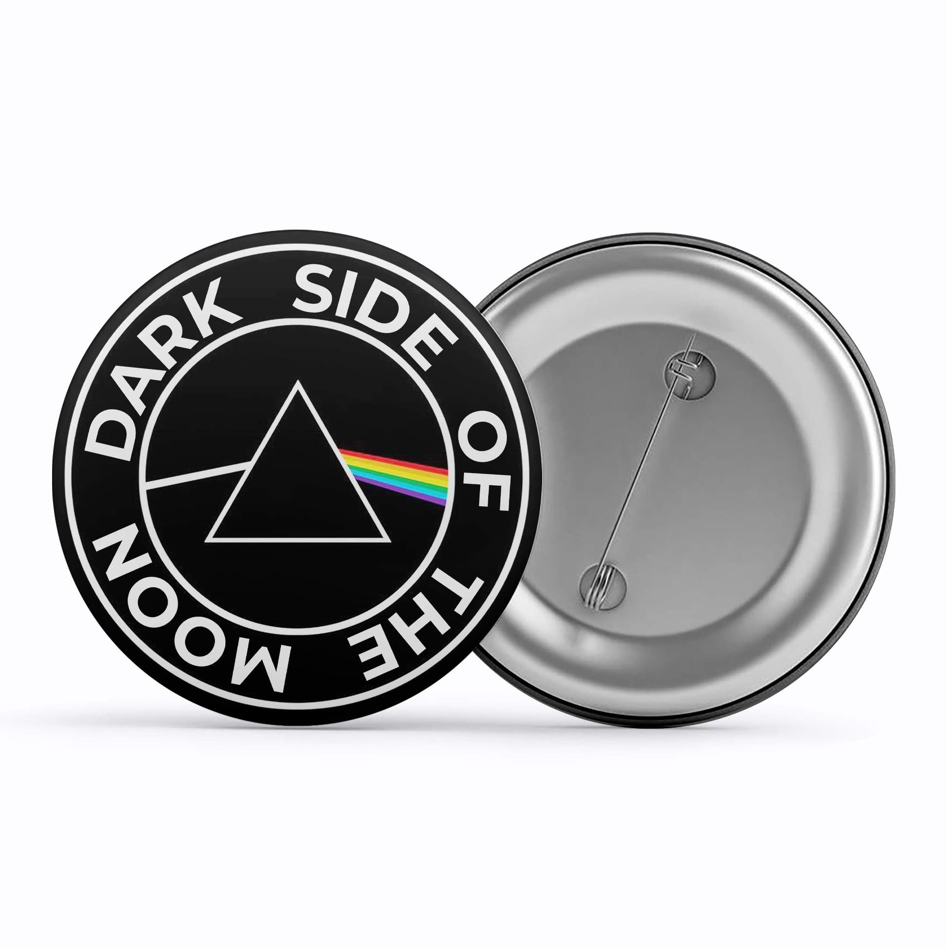 Dark Side Of The Moon Pink Floyd Badge Metal Pin Button Brooch The Banyan Tee TBT