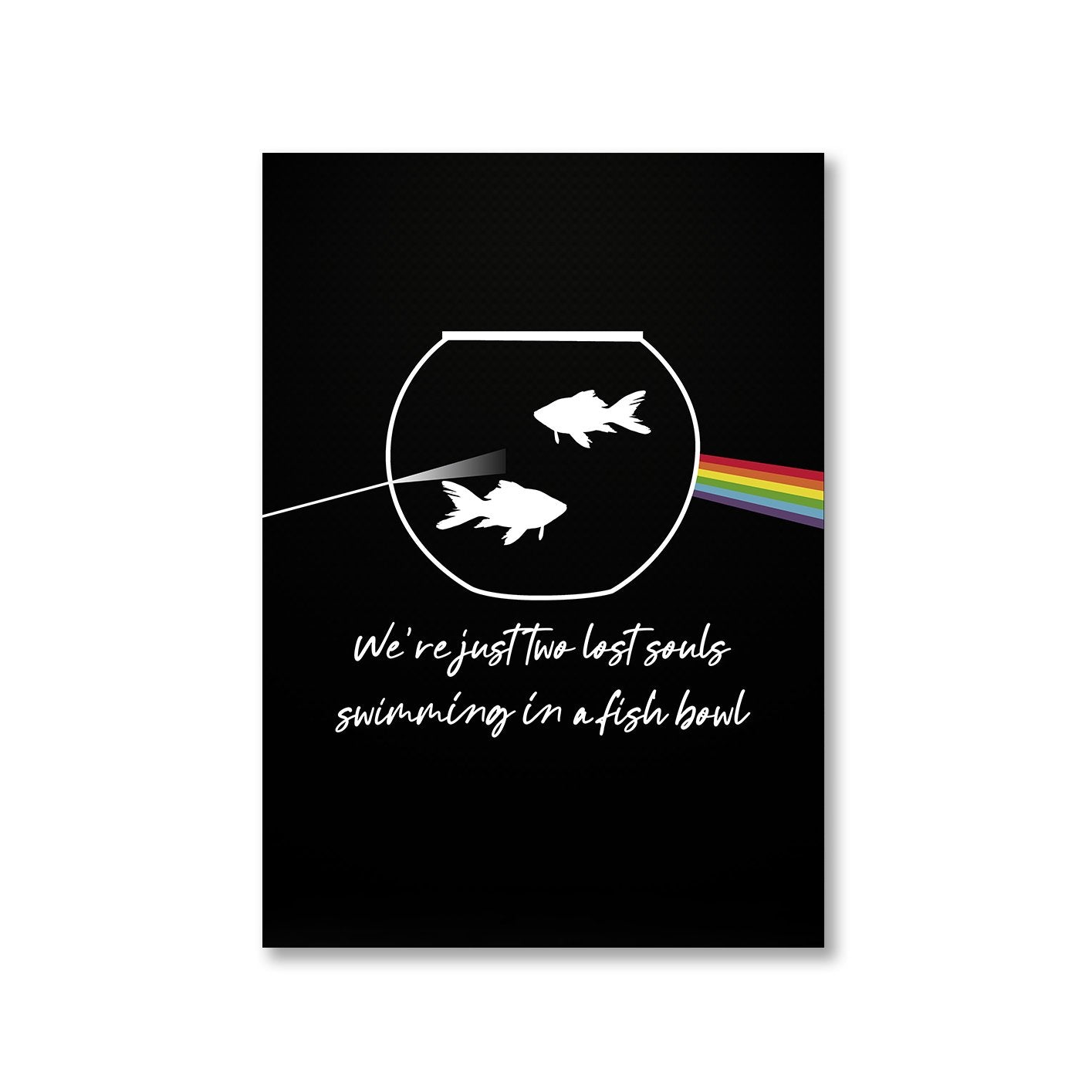Pink Floyd Poster - Wish You Were Here Posters The Banyan Tee TBT
