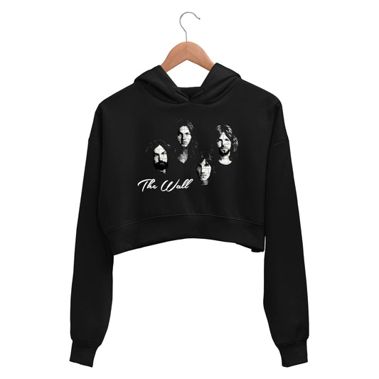 Pink Floyd Crop Hoodie - The Wall Crop Hooded Sweatshirt for Women The Banyan Tee TBT hoodie girls teenage cute bust cropped