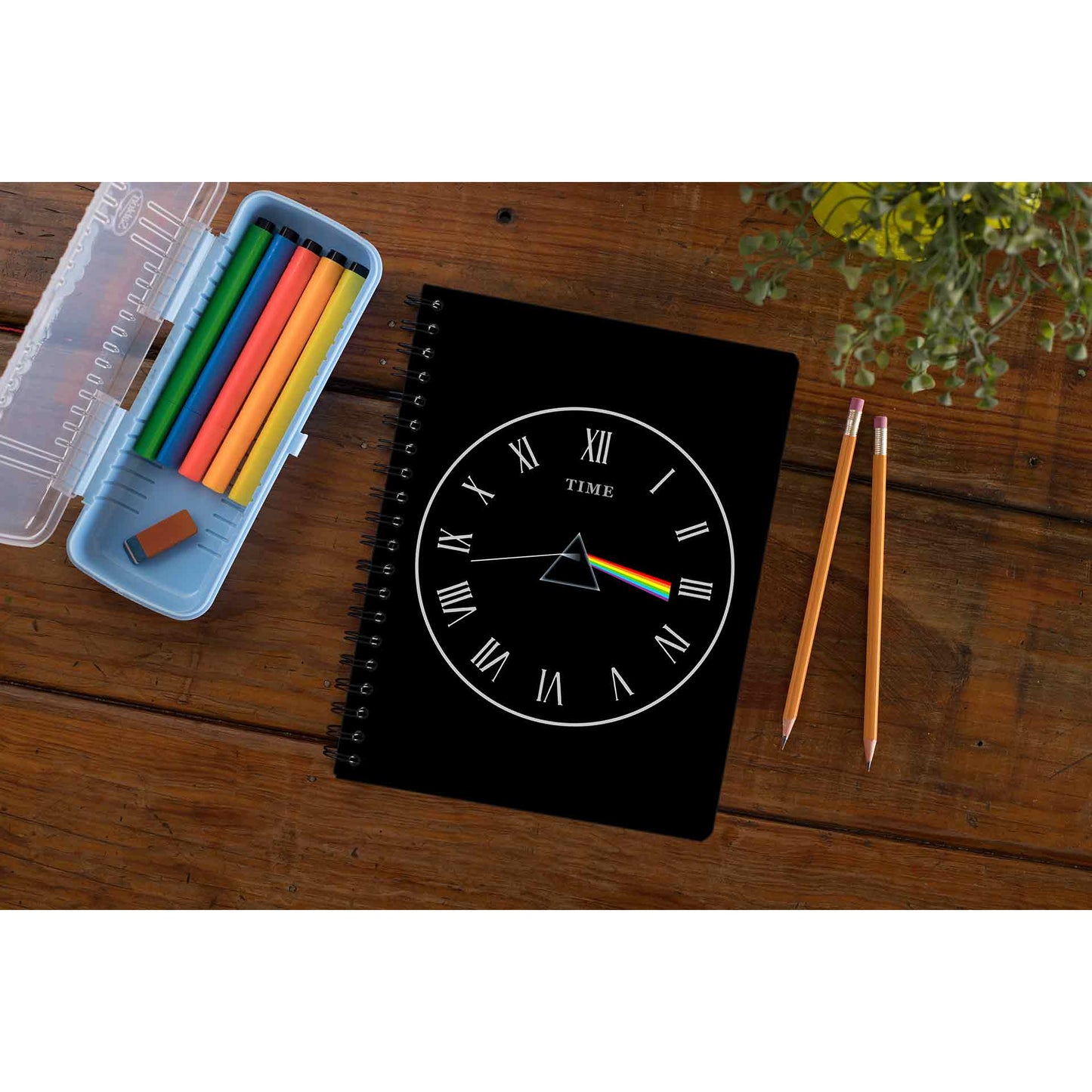 Pink Floyd Notebook - Time Notebook The Banyan Tee TBT