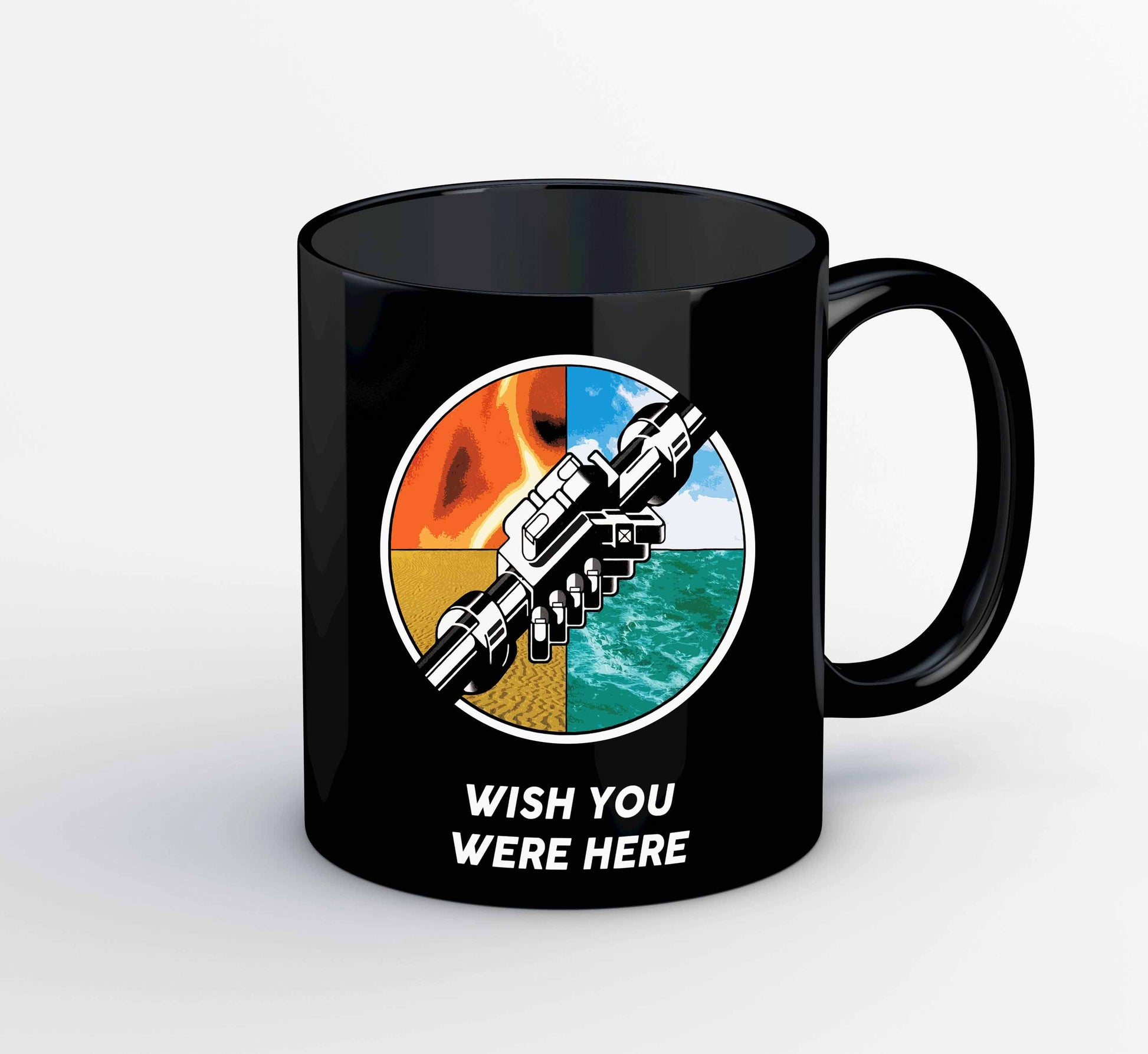 Pink Floyd Mug - Wish You Were Here Mugs The Banyan Tee TBT coffee designer ceramic under 100 rs set of 2 unique online tea coffee
