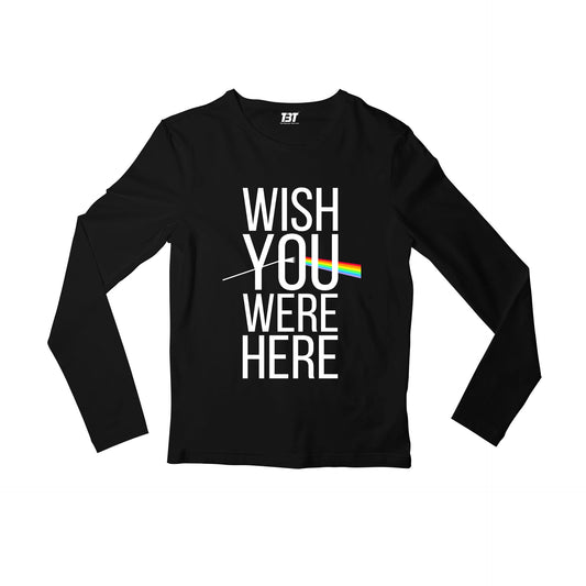 Wish You Were Here Pink Floyd Full Sleeves Long Sleeve for men girl combo under 200 best brand T-shirt - Wish You Were Here The Banyan Tee TBT