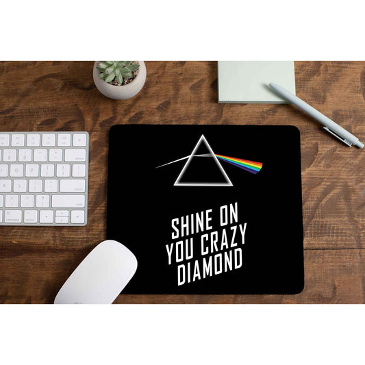 Shine On You Crazy Diamond Pink Floyd Mousepad gaming logitech mouse pad large online price The Banyan Tee TBT