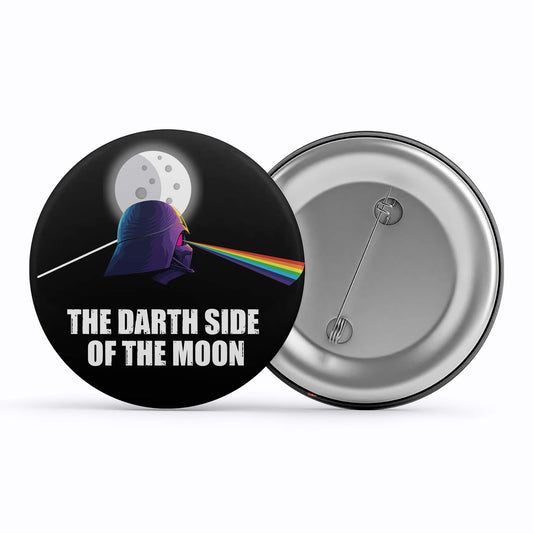 The Darth Side Of The Moon Pink Floyd Badge Metal Pin Button Brooch The Banyan Tee TBT