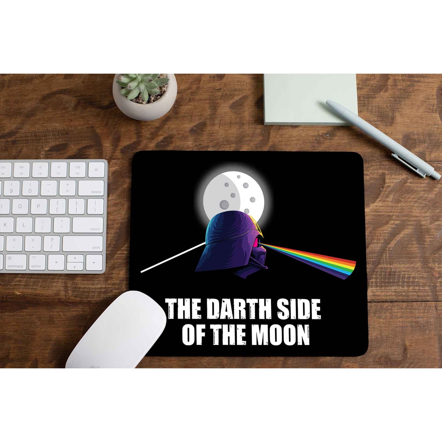 The Darth Side Of The Moon Pink Floyd Mousepad gaming logitech mouse pad large online price The Banyan Tee TBT
