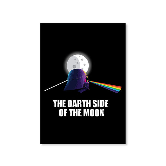 The Darth Side Of The Moon Pink Floyd Poster Posters Wallart Framed Unframed Laminated Art Wall Room Décor Big online India The Banyan Tee TBT