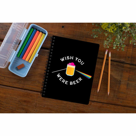 Wish You Were Beer Pink Floyd Notebook Notebook The Banyan Tee TBT