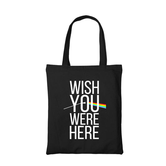 pink floyd wish you were here tote bag hand printed cotton women men unisex