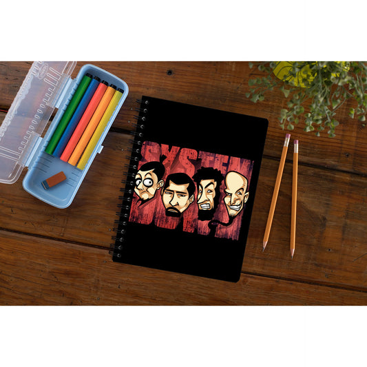 system of a down pop art notebook notepad diary buy online india the banyan tee tbt unruled
