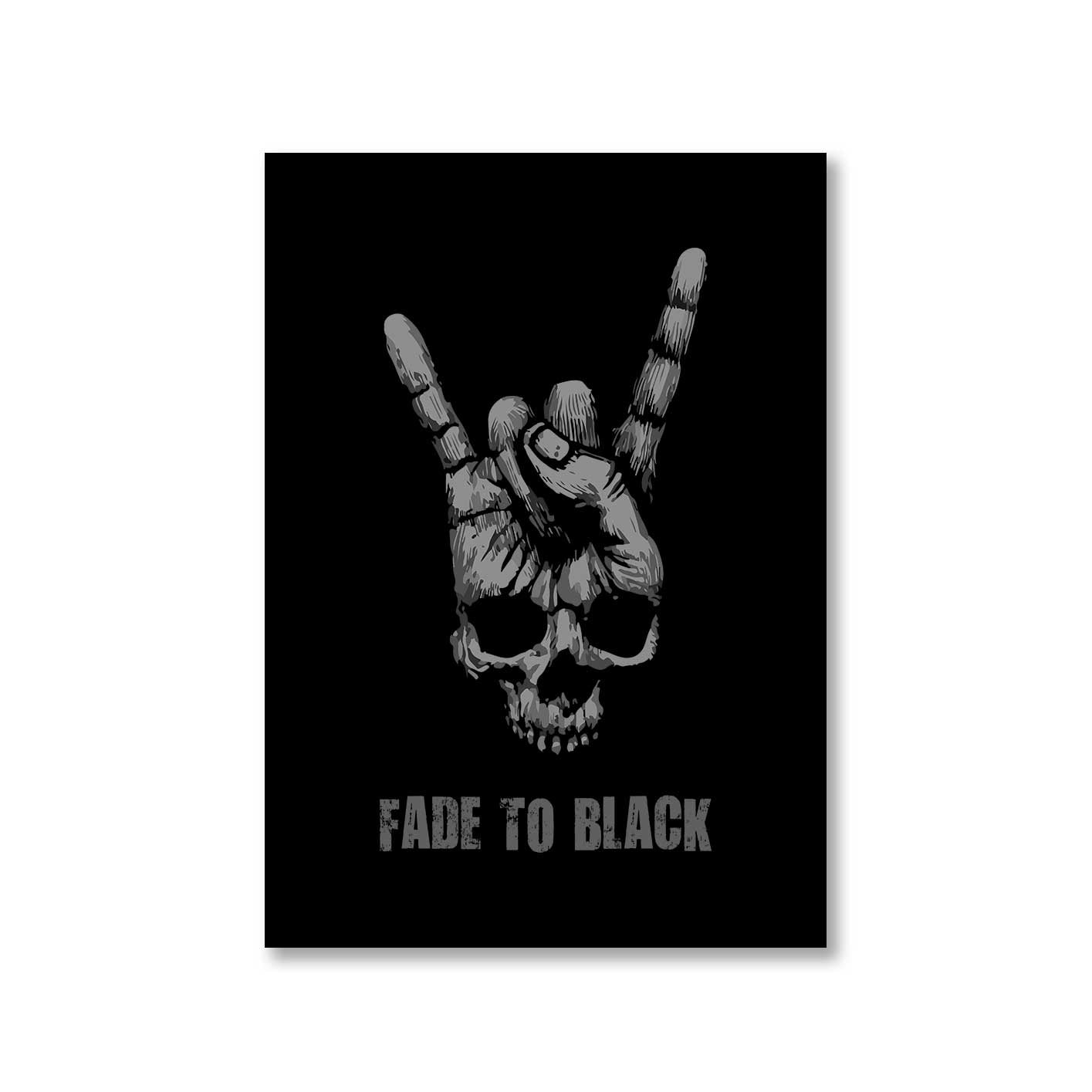 Metallica Poster - Fade To Black Posters The Banyan Tee TBT