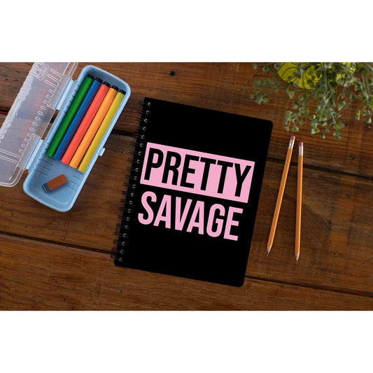 black pink pretty savage notebook notepad diary buy online india the banyan tee tbt unruled song k pop jennie lisa jisoo rose