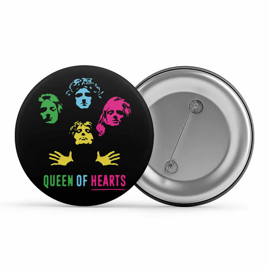 queen queen of hearts badge pin button music band buy online india the banyan tee tbt men women girls boys unisex