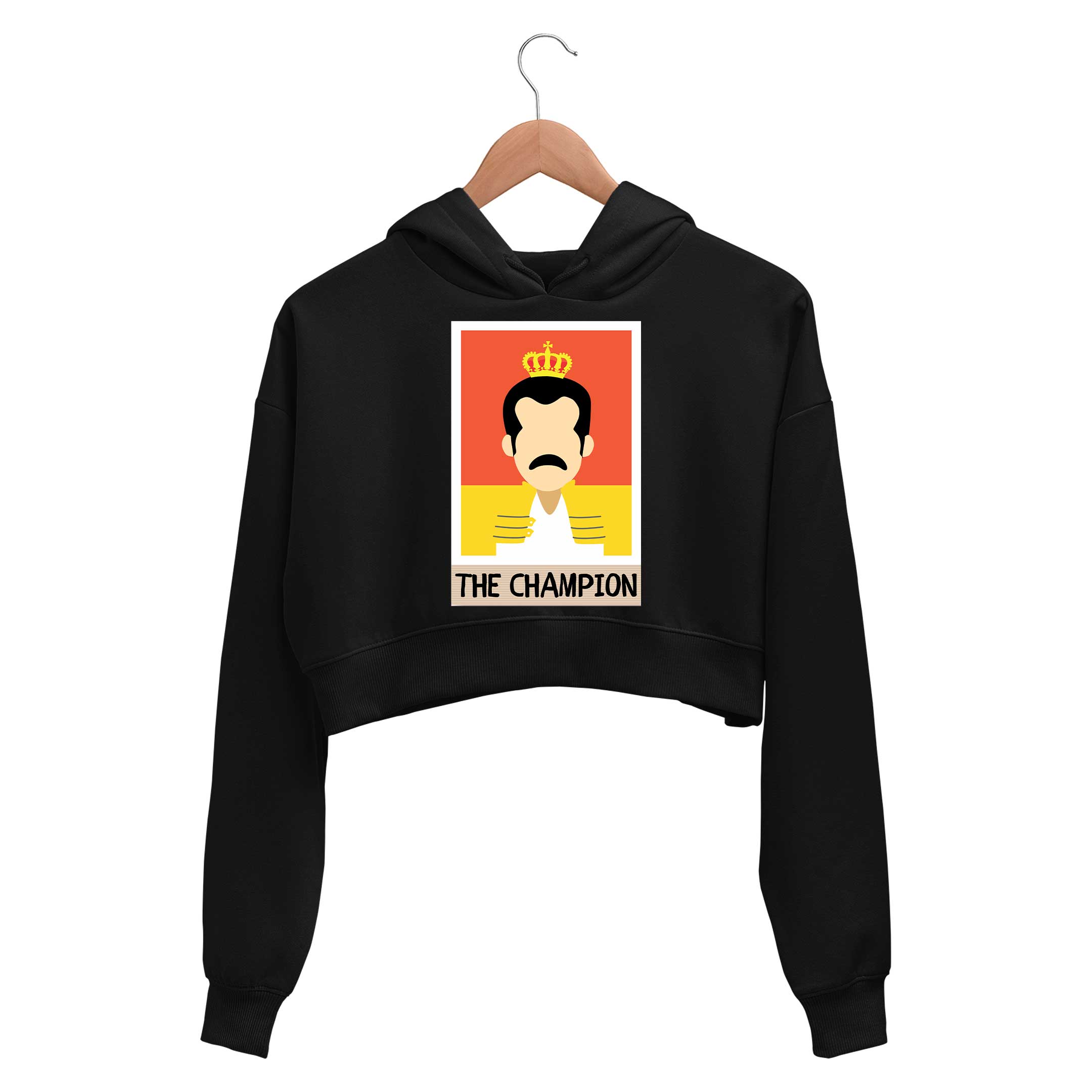 Champion sweater crop top queen store