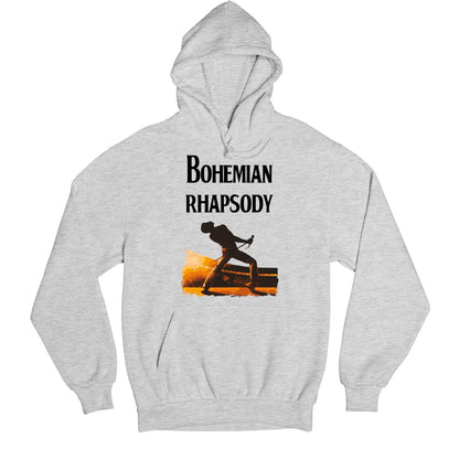 queen bohemian rhapsody hoodie hooded sweatshirt winterwear music band buy online india the banyan tee tbt men women girls boys unisex gray