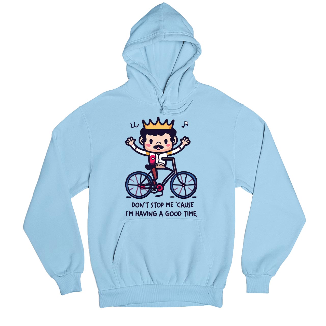 queen don't stop me now hoodie hooded sweatshirt winterwear music band buy online india the banyan tee tbt men women girls boys unisex baby blue