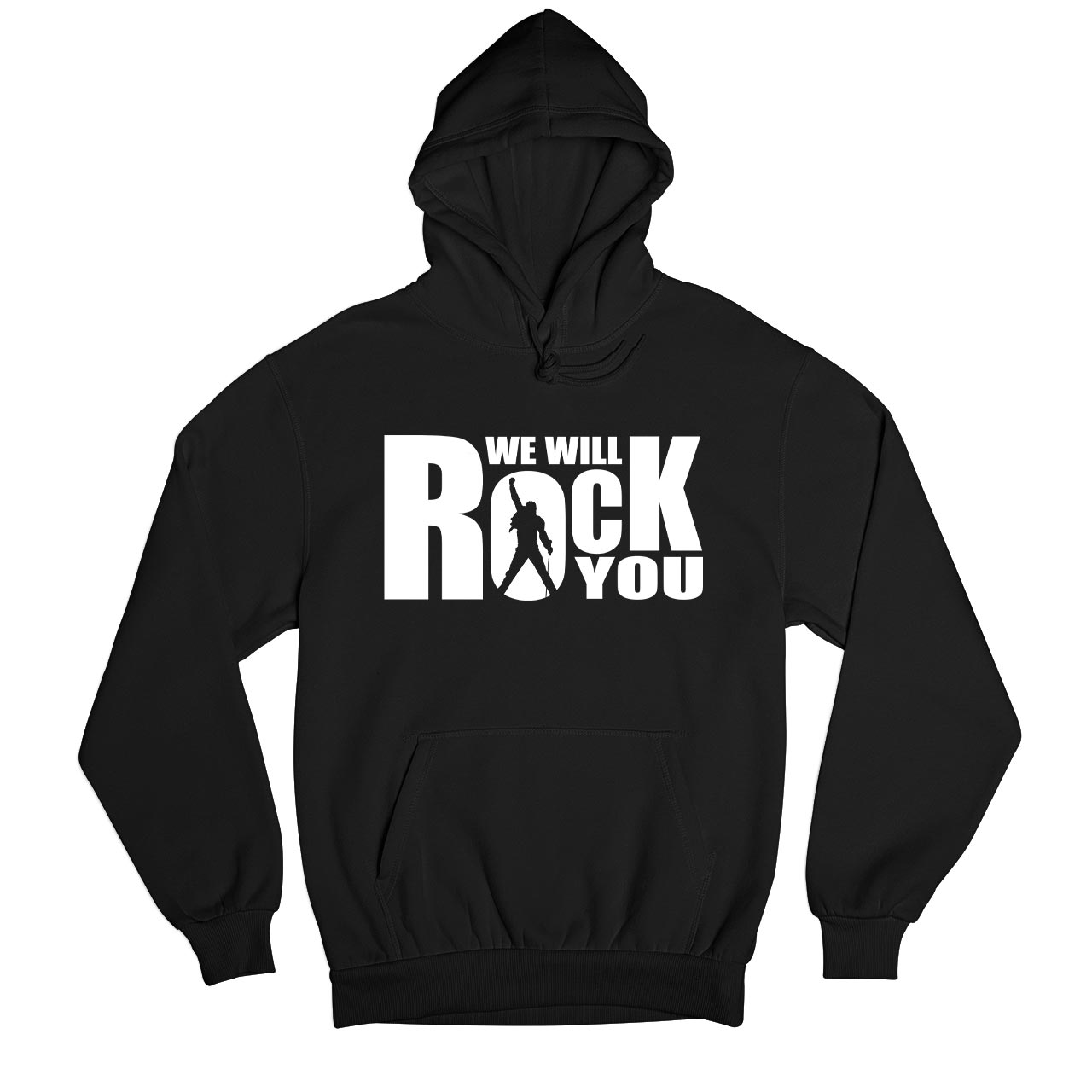 queen rock you hoodie hooded sweatshirt winterwear music band buy online india the banyan tee tbt men women girls boys unisex black