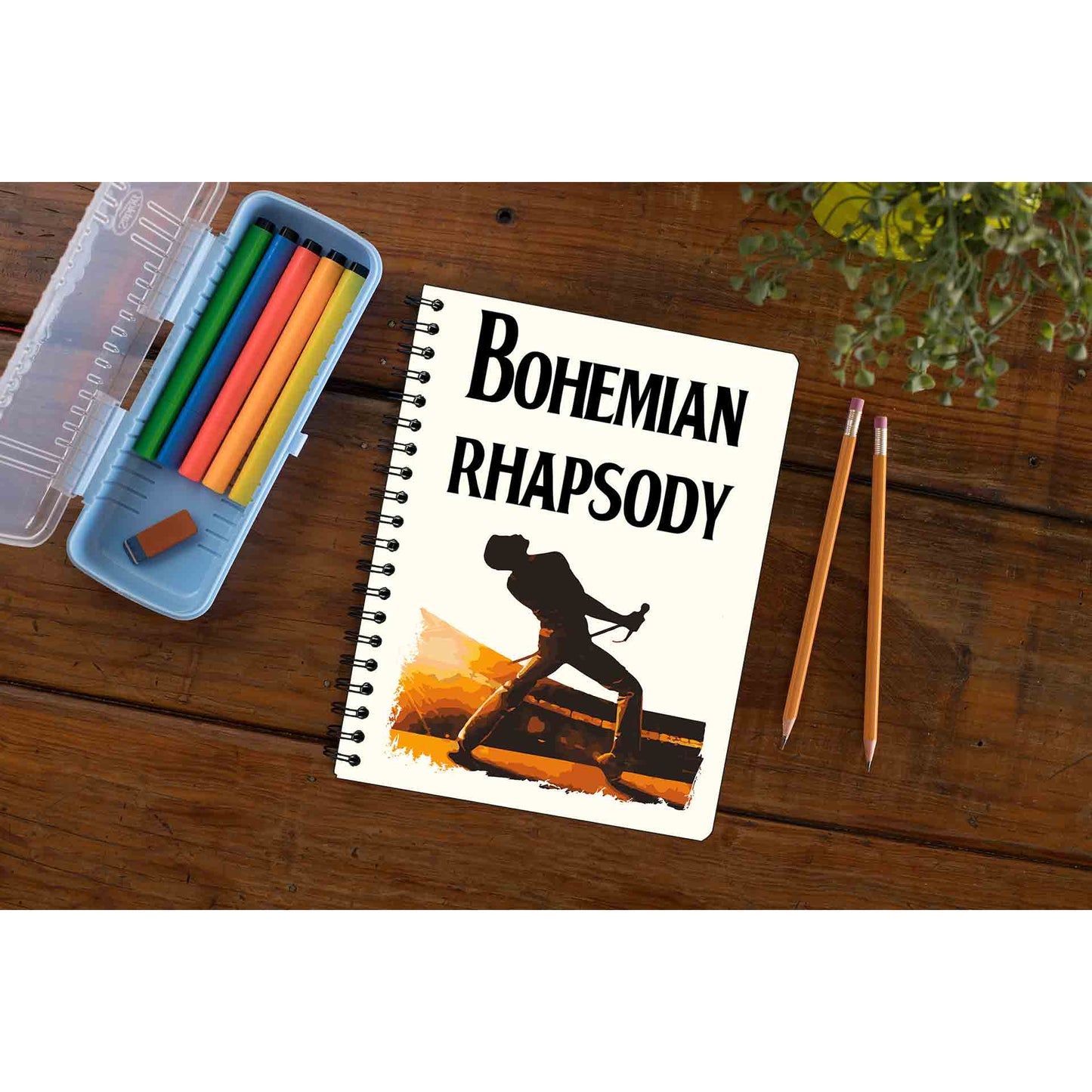 queen bohemian rhapsody notebook notepad diary buy online india the banyan tee tbt unruled