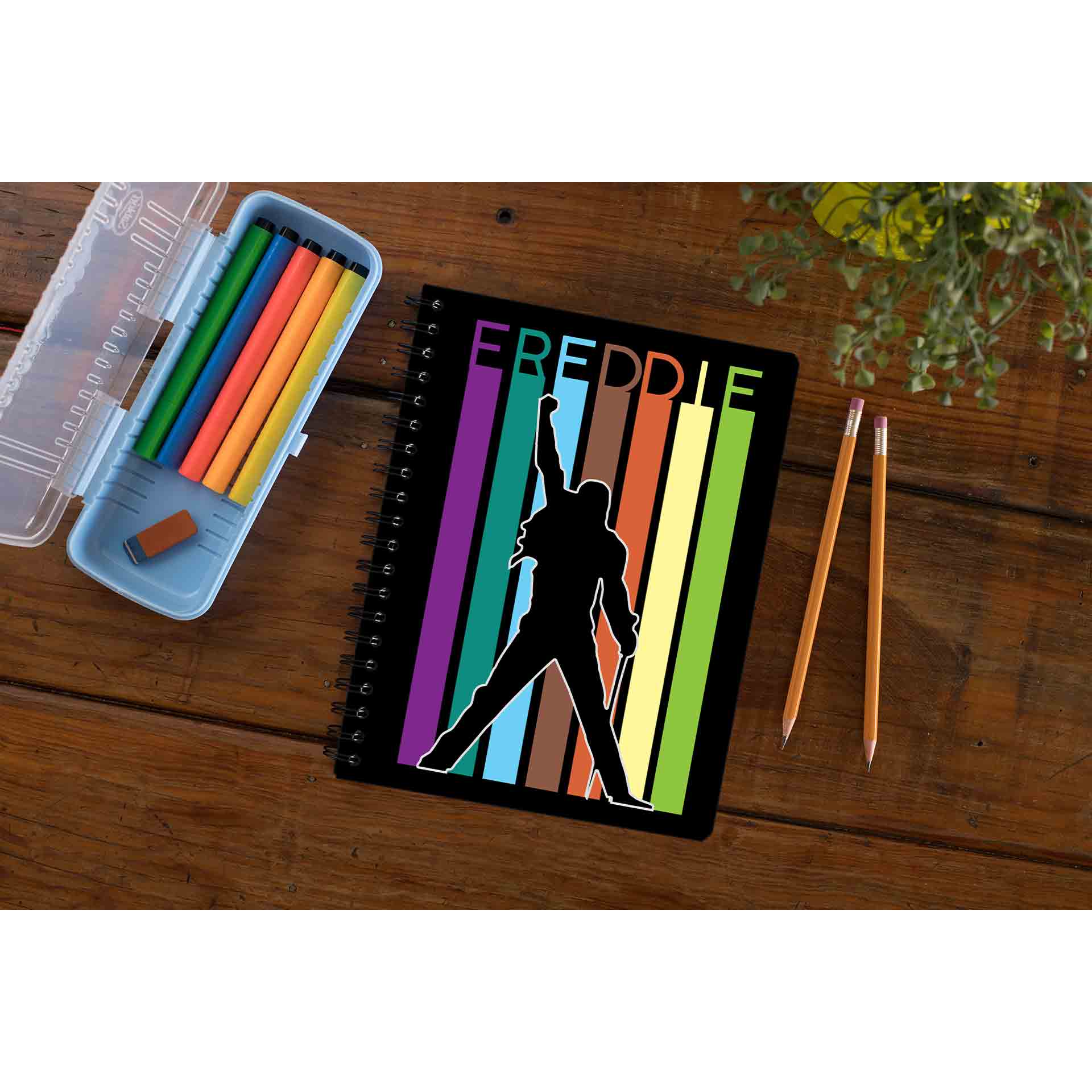 queen freddie notebook notepad diary buy online india the banyan tee tbt unruled