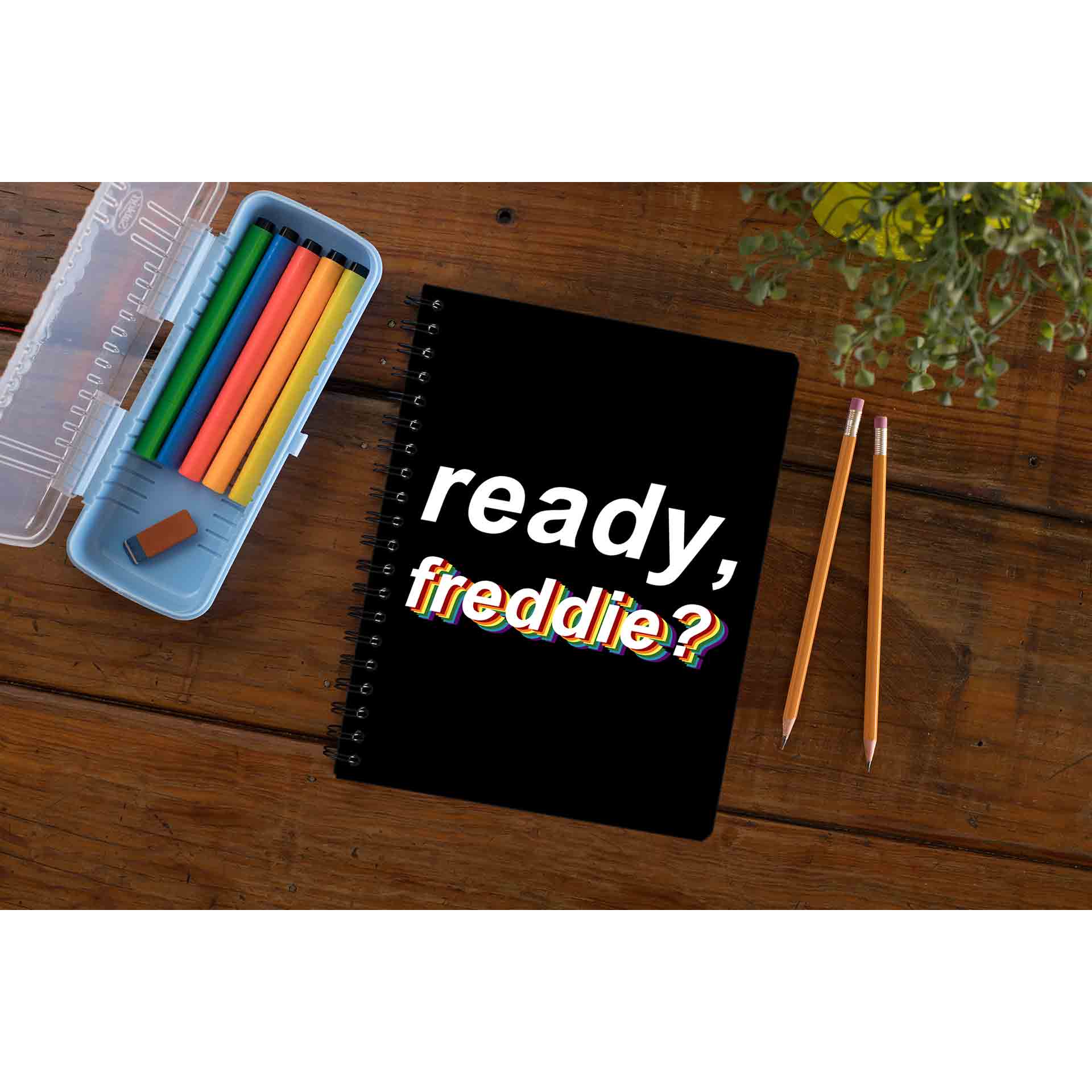 queen ready freddie notebook notepad diary buy online india the banyan tee tbt unruled