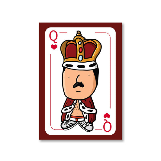 queen the queen card poster wall art buy online india the banyan tee tbt a4