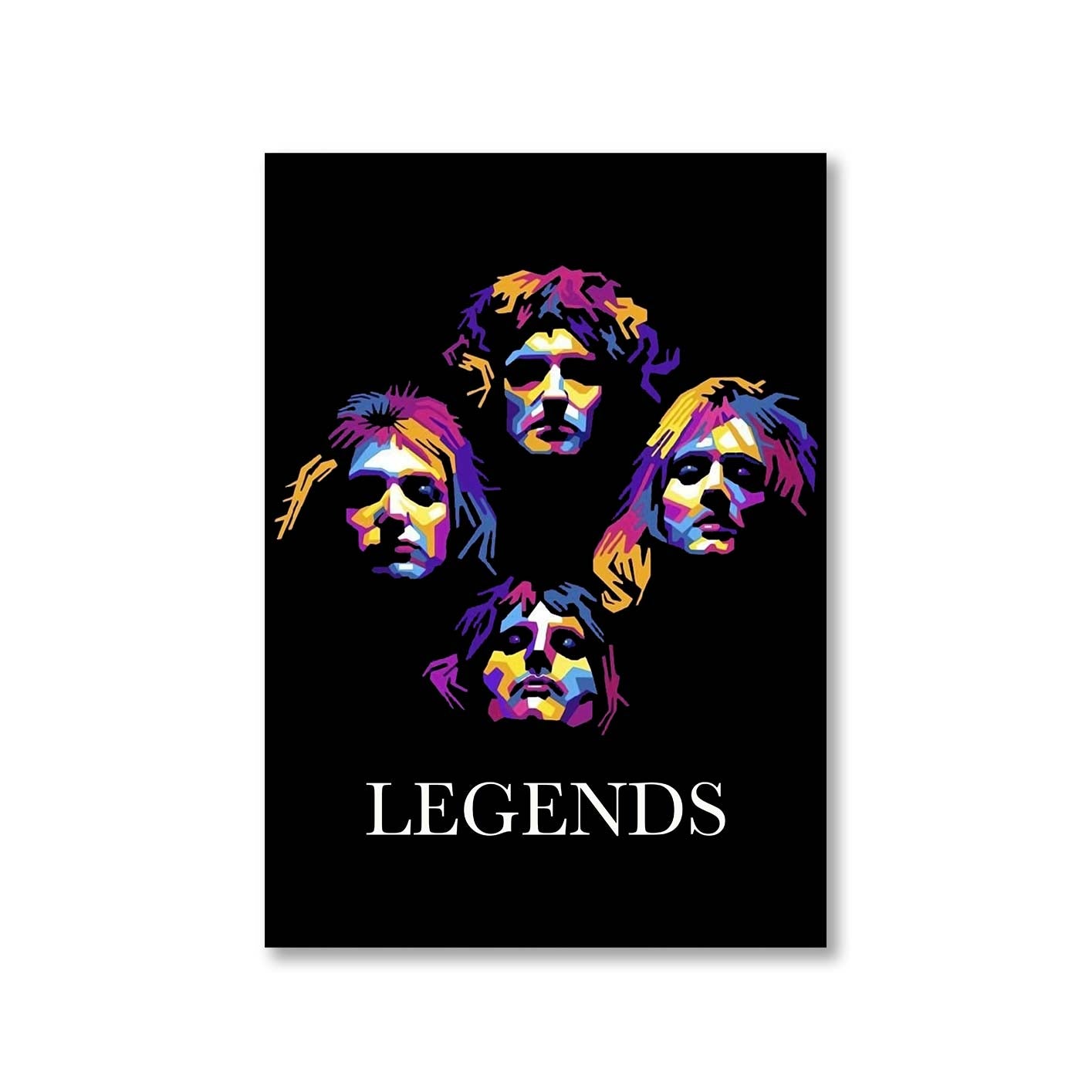 queen legends poster wall art buy online india the banyan tee tbt a4