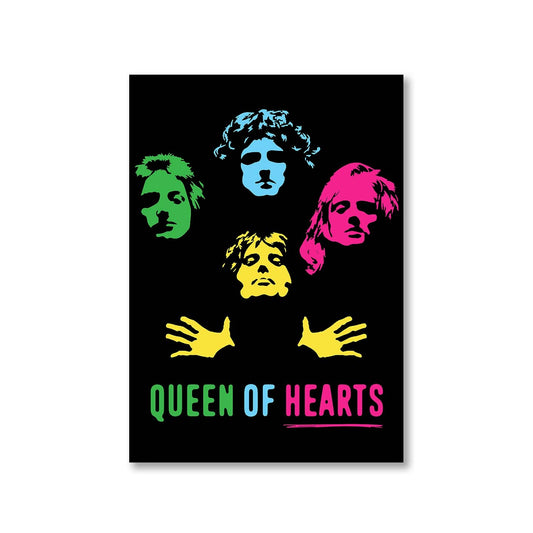 queen queen of hearts poster wall art buy online india the banyan tee tbt a4