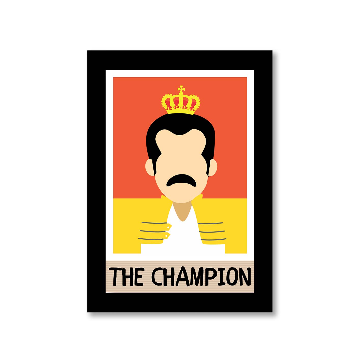 queen the champion poster wall art buy online india the banyan tee tbt a4