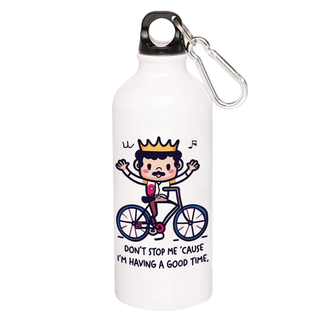 queen don't stop me now sipper steel water bottle flask gym shaker music band buy online india the banyan tee tbt men women girls boys unisex