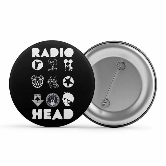 radiohead album arts badge pin button music band buy online india the banyan tee tbt men women girls boys unisex