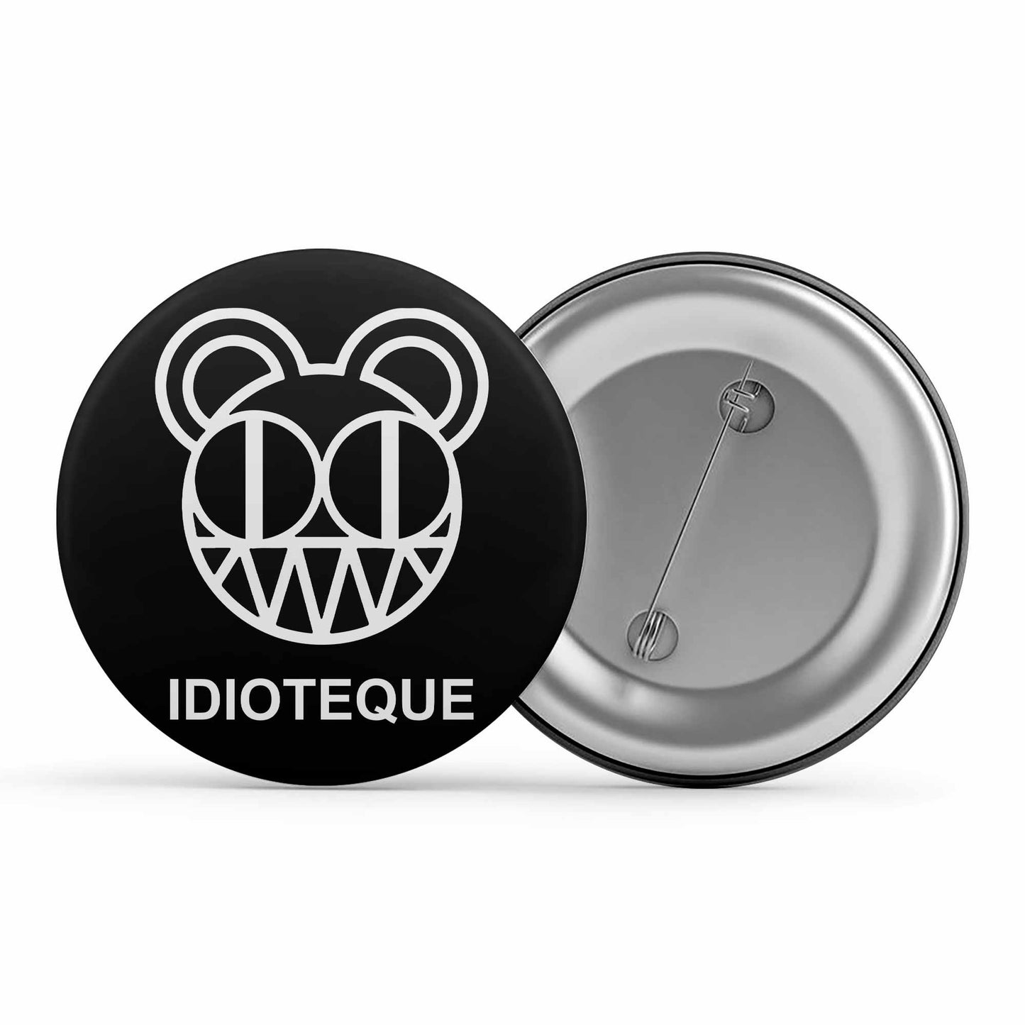 radiohead idioteque badge pin button music band buy online india the banyan tee tbt men women girls boys unisex