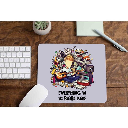 radiohead in its right place mousepad logitech large anime music band buy online india the banyan tee tbt men women girls boys unisex