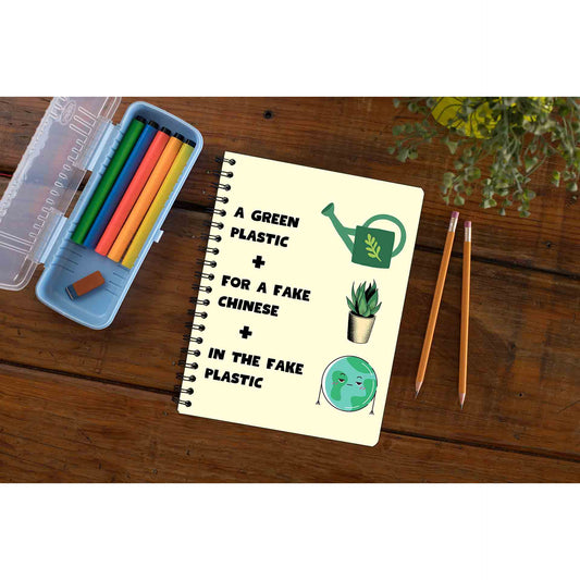 radiohead fake plastic trees notebook notepad diary buy online india the banyan tee tbt unruled