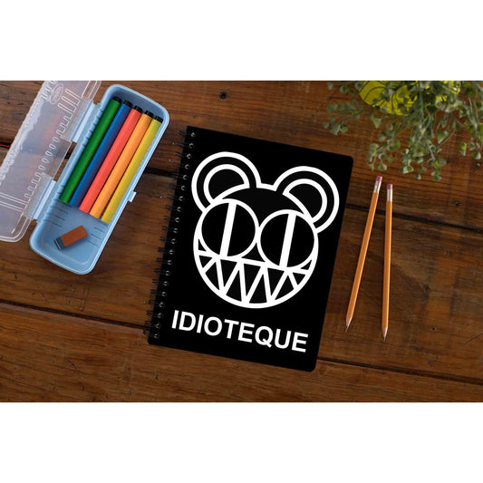 radiohead idioteque notebook notepad diary buy online india the banyan tee tbt unruled